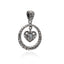 ENCIRCLE YOUR HEART IN TOPAZ PENDANT