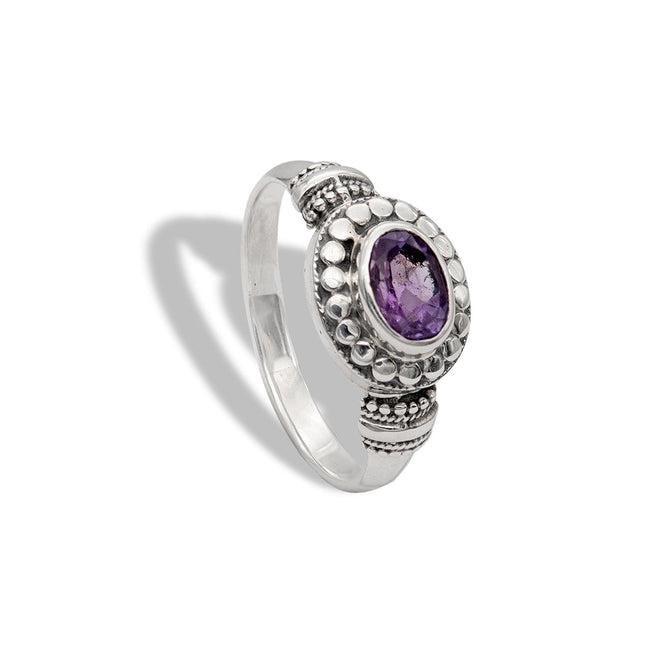 SURROUNDED - AMETHYST RING
