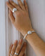 PENINA WHITE BANGLE