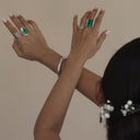 NEFERTITI - GREEN RING
