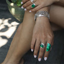 NEFERTITI - GREEN RING
