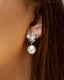 FRANGIPANI MABE WHITE EARRING