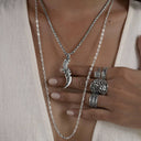 SILVER SPIKE PENDANT