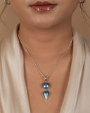 TWO IN ONE MABE BLUE PENDANT