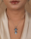TWO IN ONE MABE BLUE PENDANT