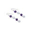 AMETHYST & QUARTZ EARRING