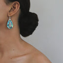 BROCADE IN PAUA EARRING