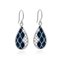 HARLEQUIN TEAL EARRING