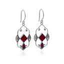 ART NOUVEAUX PINK EARRING