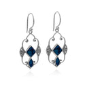 ART NOUVEAUX TEAL EARRING