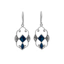 ART NOUVEAUX TEAL EARRING