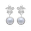 FRANGIPANI MABE WHITE EARRING