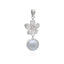 FRANGIPANI MABE WHITE PENDANT