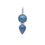 TWO IN ONE MABE BLUE PENDANT
