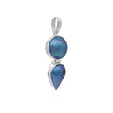 TWO IN ONE MABE BLUE PENDANT
