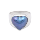 TRUE LOVE BAND IN BLUE RING