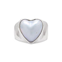 TRUE LOVE BAND IN WHITE RING