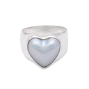 TRUE LOVE BAND IN WHITE RING