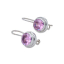 A BIT OF BLING IN PINK EARRING