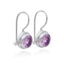 A BIT OF BLING IN PINK EARRING