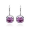 A BIT OF BLING IN PINK EARRING