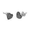 BATIK ENAM HEART STUD