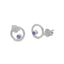 PLANET 1 AMETHYST STUD