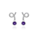 AMETHYST LASSO STUD