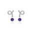 AMETHYST LASSO STUD