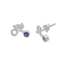 AMETHYST LASSO STUD