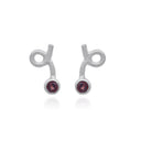 GARNET LASSO STUD