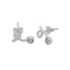 PERIDOT LASSO STUD
