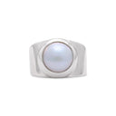 PERLA WHITE RING