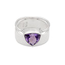 SET IN STONE - AMETHYST TRI RING