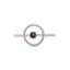 PLANET 2 GARNET RING