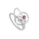 PLANET 2 GARNET RING