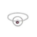 PLANET 2 GARNET RING