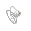 PINPOINT PERIDOT RING