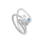 PINPOINT TOPAZ RING