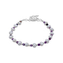 PEARL AND AMETHYST BRACELET
