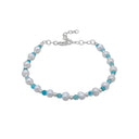 PEARL AND CHALCEDONY BRACELET