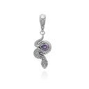 USHARI IN AMETHYST PENDANT