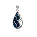 HARLEQUIN TEAL PENDANT