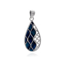 HARLEQUIN TEAL PENDANT