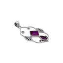 ART NOUVEAU PINK PENDANT