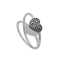 HEART BATIK ENAM RING
