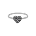 HEART BATIK LIMA RING