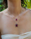 BIG LEONARDO PINK PENDANT