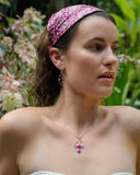 ART NOUVEAU PINK PENDANT