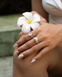 FRANGIPANI CHAIN RING